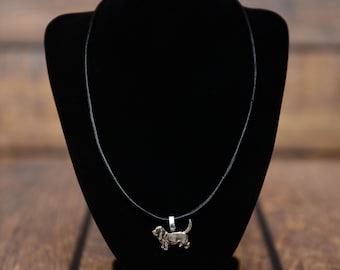 Basset Hound , dog necklace, limited edition, extraordinary gift, ArtDog