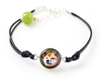 Shiba Inu. Bracelet for people who love dogs. Photojewelry. Handmade.