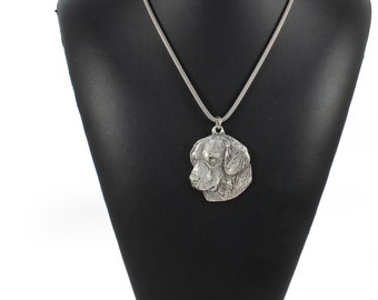 NEW, Golden Retriever, dog necklace, silver cord 925, limited edition, ArtDog