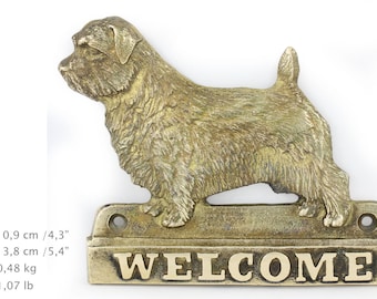Norfolk Terrier, dog welcome, hanging decoration, limited edition, ArtDog