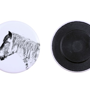 Magnet with a horse - Belgian horse, Belgian draft horse