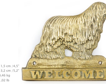 Komondor, dog welcome, hanging decoration, limited edition, ArtDog