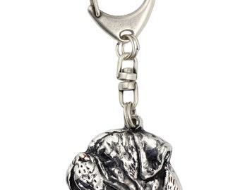 Boxer, dog keyring, keychain, limited edition, ArtDog . Dog keyring for dog lovers