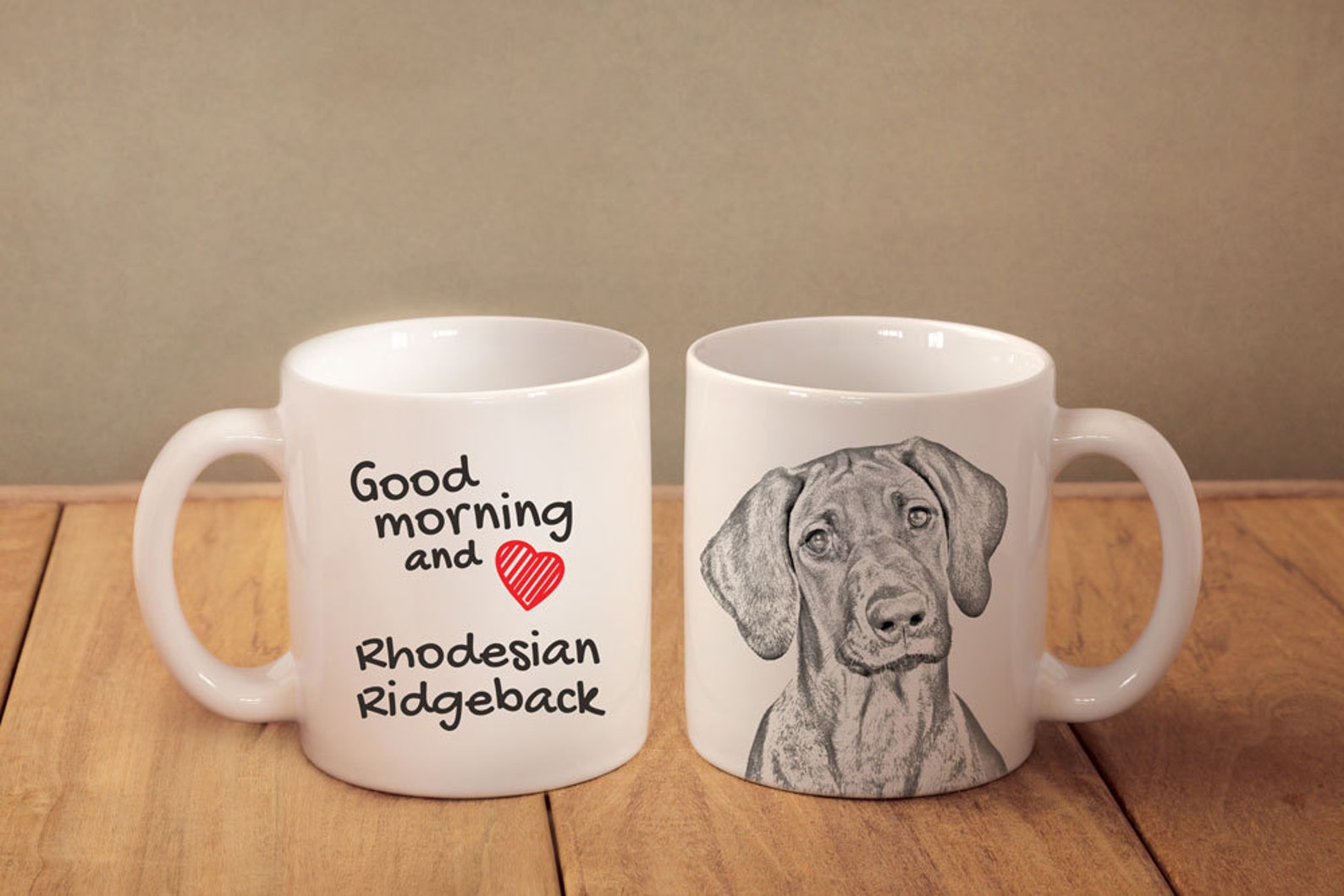 Rhodesian Ridgeback - a Mug With a Dog. 