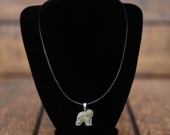 Polish Lowland Sheepdog , dog necklace, limited edition, extraordinary gift, ArtDog