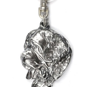 NEW, Saint Bernard, dog keyring, key holder, limited edition, ArtDog . Dog keyring for dog lovers