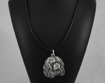 Cavalier King Charles Spaniel, dog necklace, limited edition, ArtDog