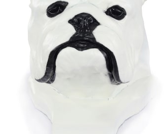 English Bulldog, color, dog big head statue, limited edition, ArtDog