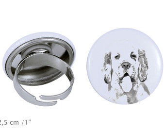 Ring with a dog - Clumber Spaniel