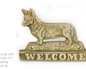 Cardigan Welsh Corgi, dog welcome, hanging decoration, limited edition, ArtDog