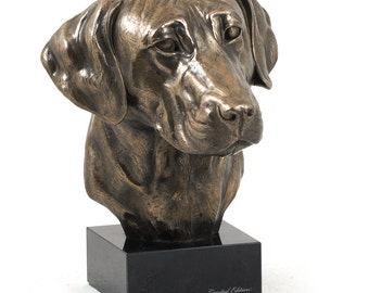 Rhodesian Ridgeback, dog marble statue, limited edition, ArtDog. Made of cold cast bronze. Perfect gift. Limited edition