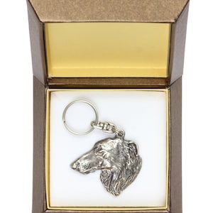 Whippet, llavero perro, un llavero, una edición limitada, ArtDog