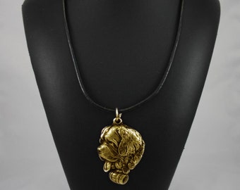 Saint Bernard, millesimal fineness 999, dog necklace, limited edition, ArtDog