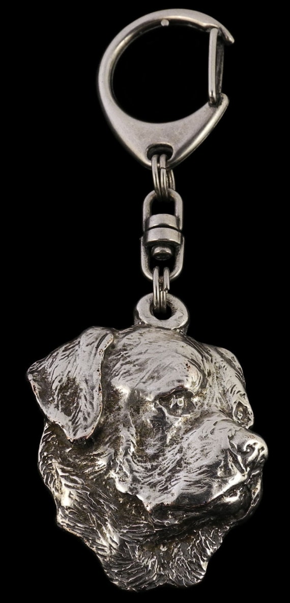 Exceptional Gift Dog Crystal Keyring Keychain Bloodhound