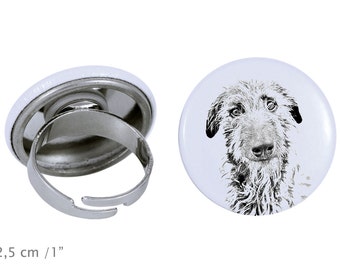 Ring with a dog- Scottish Deerhound