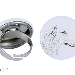 Ring with a dog - Borzoi, Russian Wolfhound