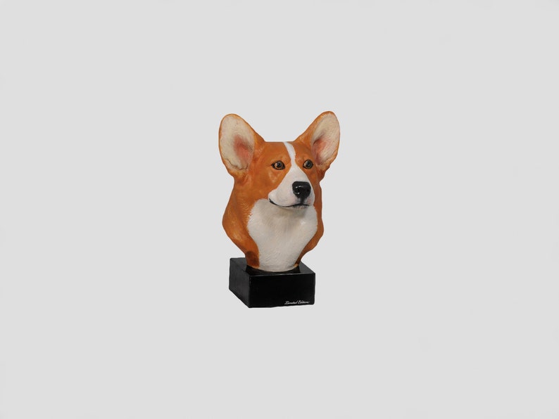 welsh corgi statues