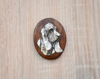 Basset Hound, dog clipring, dog show ring clip/number holder, limited edition, ArtDog