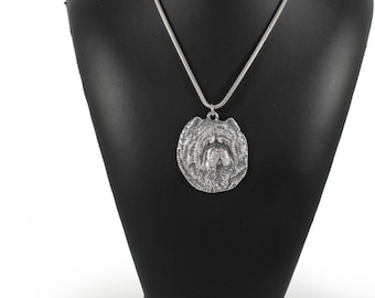 NEW, Chow Chow, dog necklace, silver chain 925, limited edition, ArtDog