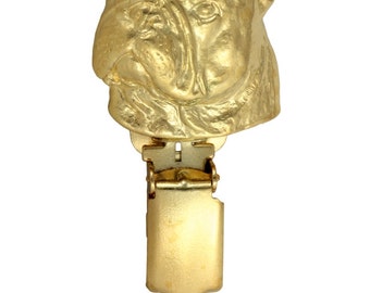 French Bulldog, millesimal fineness 999, dog clipring, dog show ring clip/number holder, limited edition, ArtDog