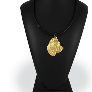 Presa Canario, Perro de Presa Canario, millesimal fineness 999, dog necklace, limited edition, ArtDog