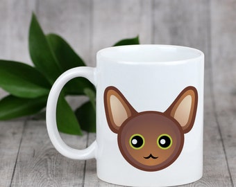 Enjoying a cup with my cat Oriental - a mug with a cute cat