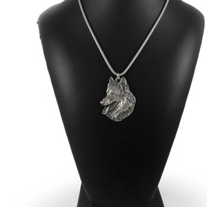 NEW, Belgian Shephard, dog necklace, silver cord 925, limited edition, ArtDog
