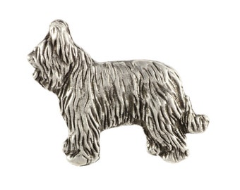 Briard body, dog pin, limited edition, ArtDog