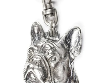 NEW, French Bulldog, dog keyring, key holder, limited edition, ArtDog . Dog keyring for dog lovers