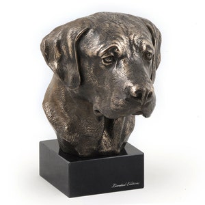 Labrador Retriever, dog marble statue, limited edition, ArtDog. Made of cold cast bronze. Perfect gift. Limited edition