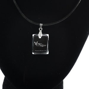 Havana Brown , Cat Crystal Necklace, Pendant, High Quality, Exceptional Gift, Collection!