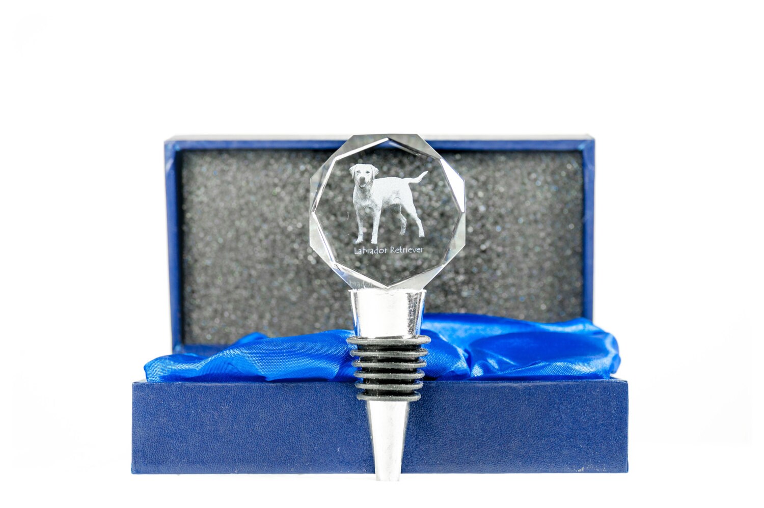 Labrador Retriever Crystal Wine Stopper with Dog Wine and Etsy