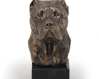 Cane Corso, dog marble statue, limited edition, ArtDog. Made of cold cast bronze. Perfect gift. Limited edition