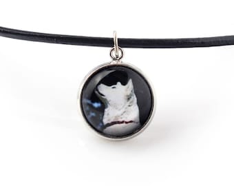 Akita Inu. Necklace, pendant for people who love dogs. Photojewelry. Handmade.