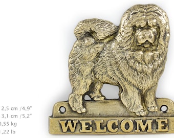 Chow Chow, dog welcome, hanging decoration, limited edition, ArtDog