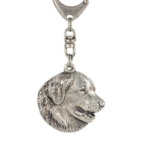Leonberger, dog keyring, keychain, limited edition, ArtDog . Dog keyring for dog lovers