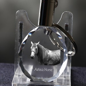 Azteca horse   , Horse Crystal Keyring, Keychain, High Quality, Exceptional Gift
