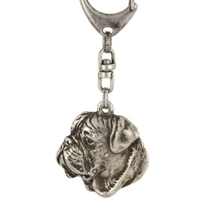 Bullmastiff, dog keyring, keychain, limited edition, ArtDog . Dog keyring for dog lovers
