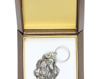 NEW, Tosa Inu, dog keyring, key holder, in casket, limited edition, ArtDog . Dog keyring for dog lovers