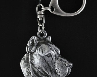 Presa Canario, Perro de Presa Canario, dog keyring, keychain, limited edition, ArtDog . Dog keyring for dog lovers