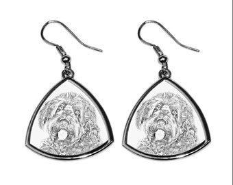 Otterhound- NEW collection of earrings with images of purebred dogs, unique gift