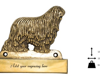 Komondor, dog plaque, can be engraved, limited edition, ArtDog