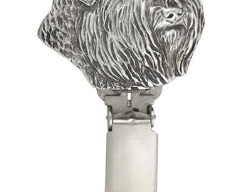 Bouvier, dog clipring, dog show ring clip/number holder, limited edition, ArtDog