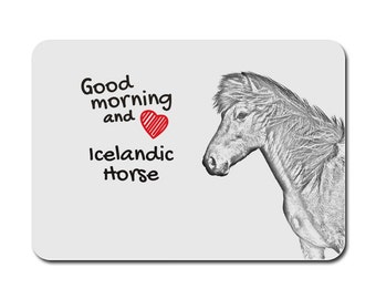 Icelandic horse , A mouse pad with the image of a horse. Collection!