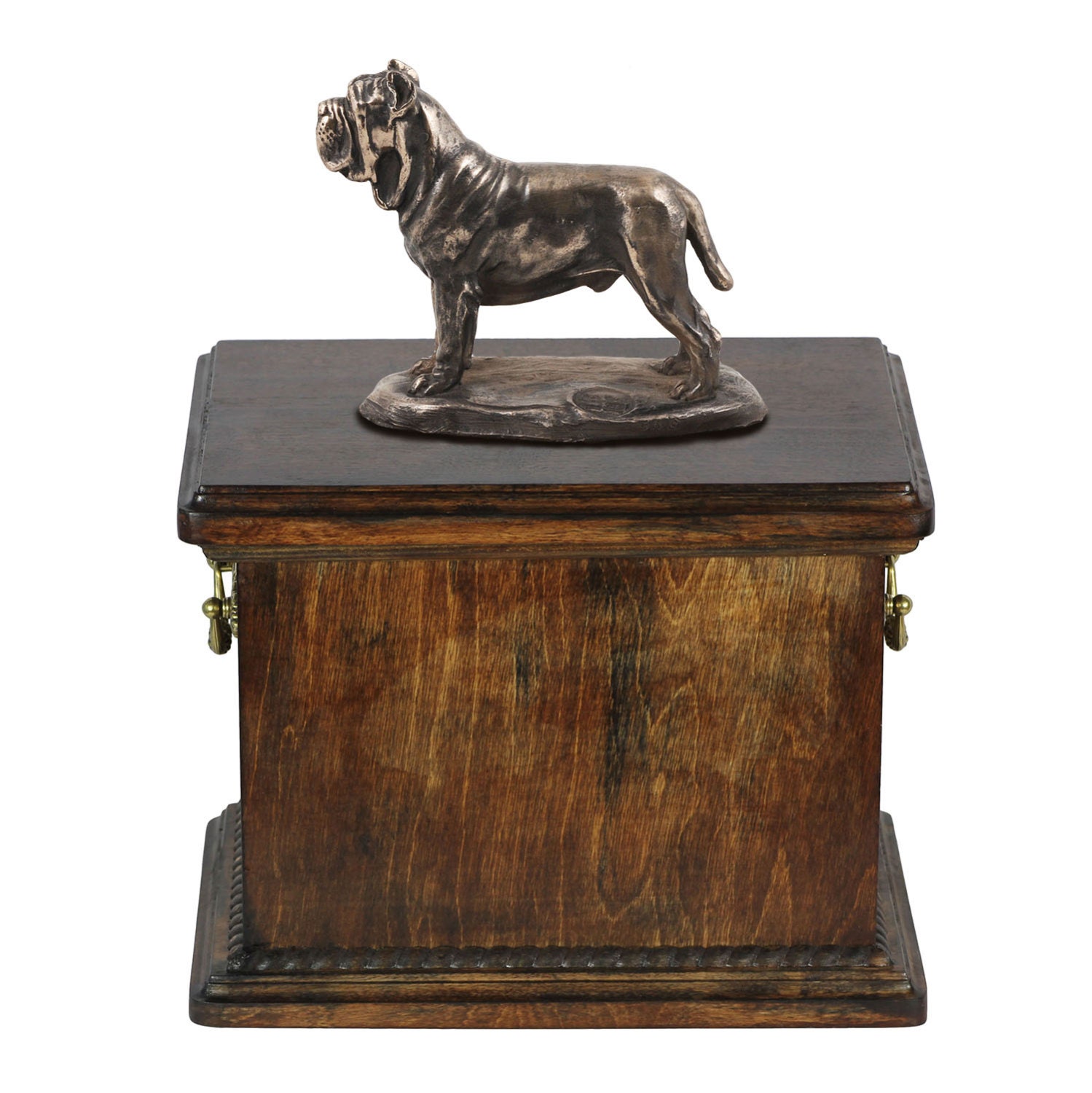 dog statue urn