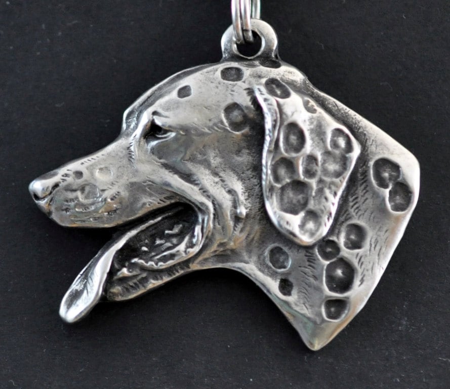 DAYLINLOVE Collana Dalmata In Argento 925 – Ciondolo Cuore, Regalo Per Amanti Dei Cani - 3