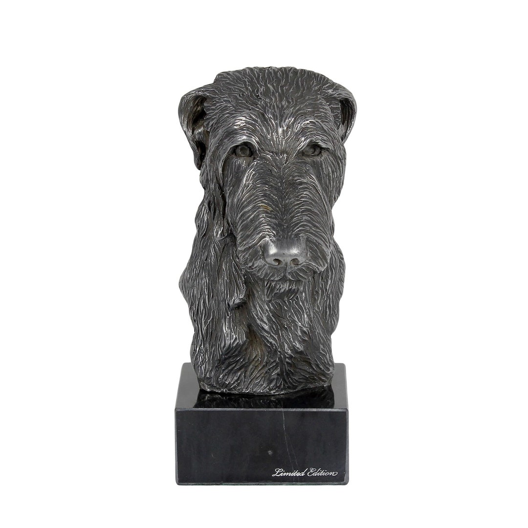 Art-Dog Statue de chien en marbre – Collection unique ArtDog – Sculpture faite à la main en