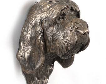 Grand Basset, Griffon Vendeen, dog hanging statue, limited edition, ArtDog