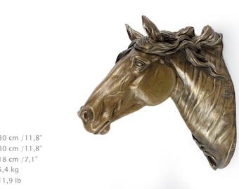 Fresian Horse (big), horse hanging statue, limited edition, ArtDog