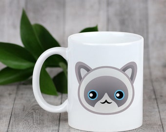 Enjoying a cup with my cat Ragdoll - a mug with a cute cat